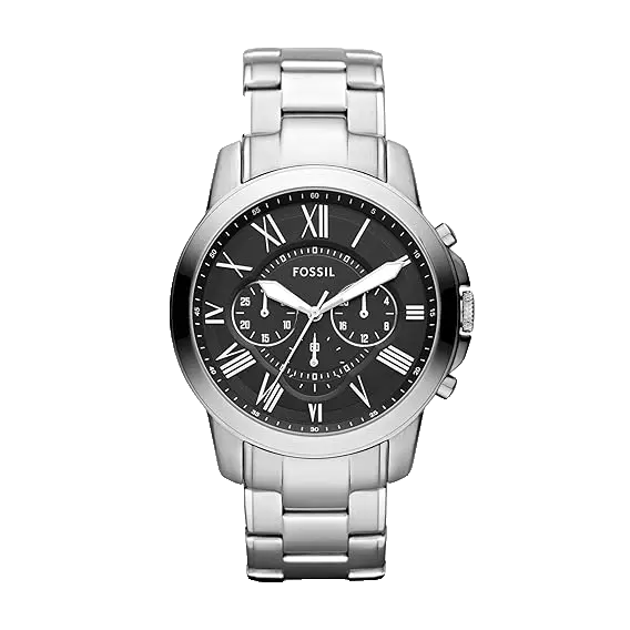 Fossil Mens Quartz Watch, Chronograph steel